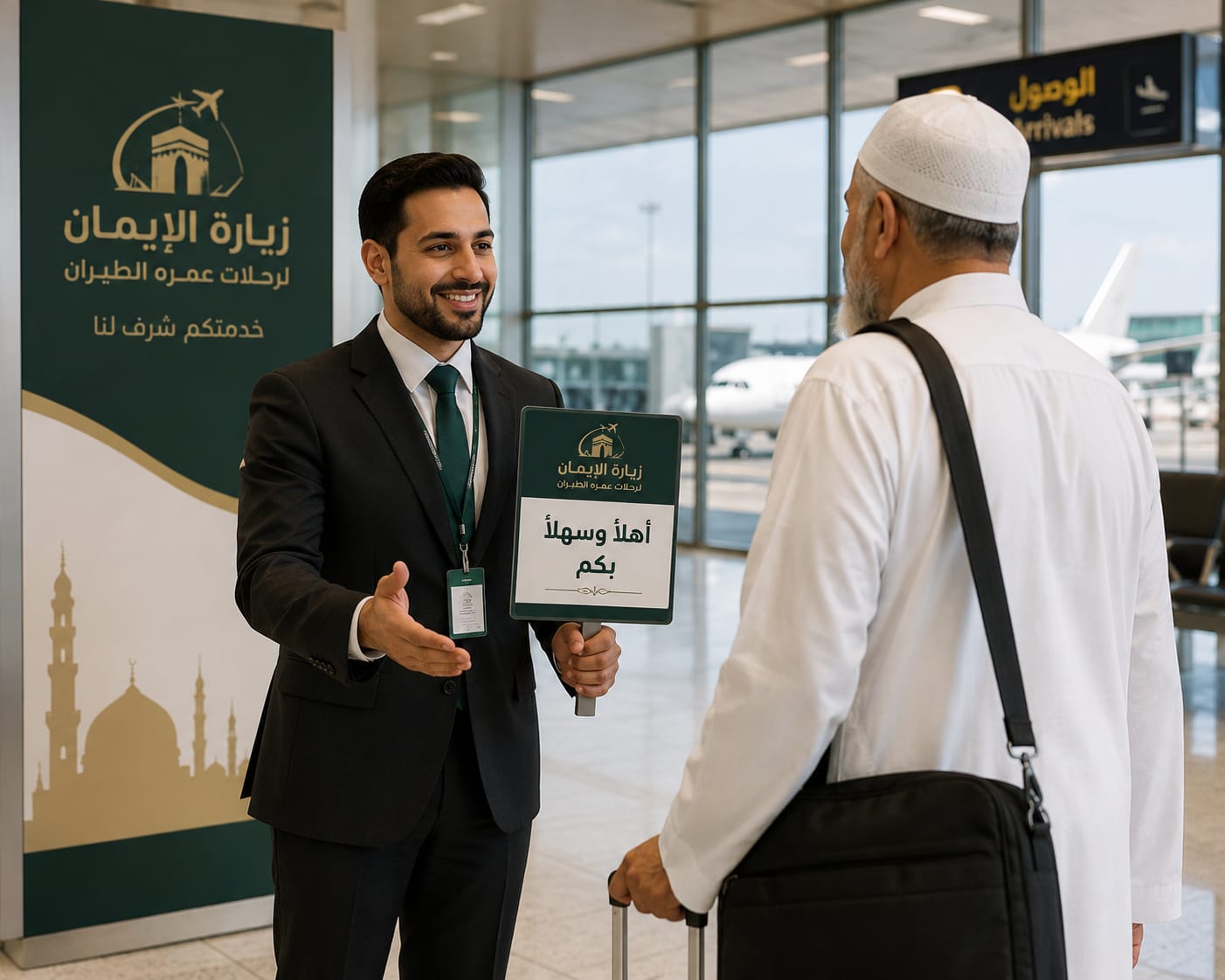 استقبال المطار